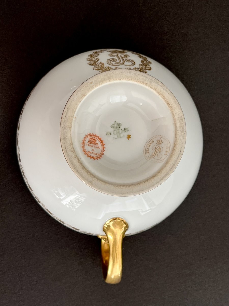 Sèvres - Tea Cup From The Service Des Princes Of King Louis-philippe At The Château De Neuilly - 19th Century-photo-6