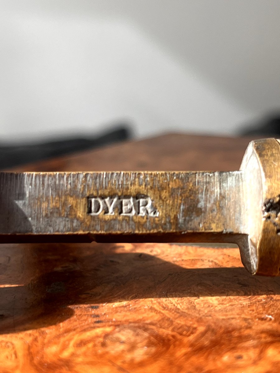 Louis-philippe d'Orléans Gilding Iron For Bookbinding - Royal-photo-2