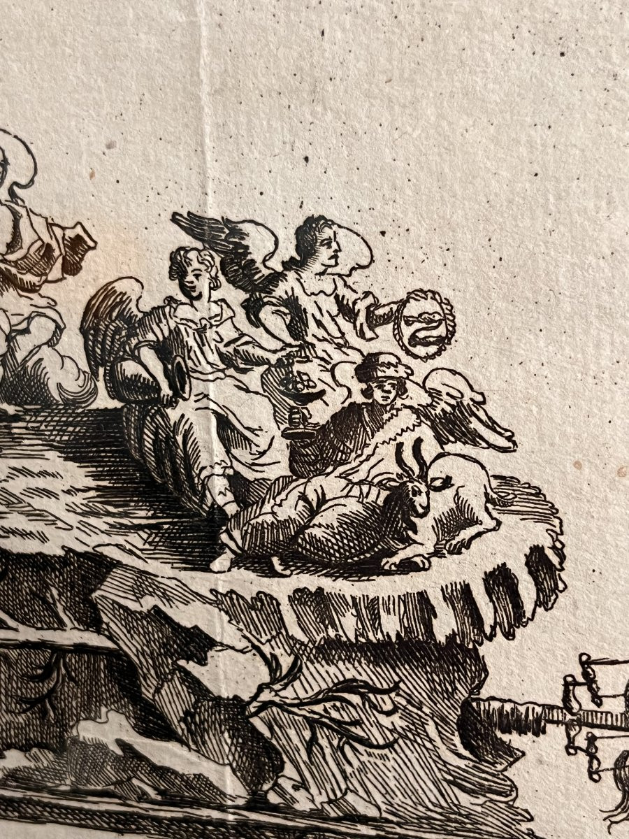 Procession pour le Jubilé de sept cens ans De Saint Macaire en 1767 - Eau Forte XVIIIe -photo-6