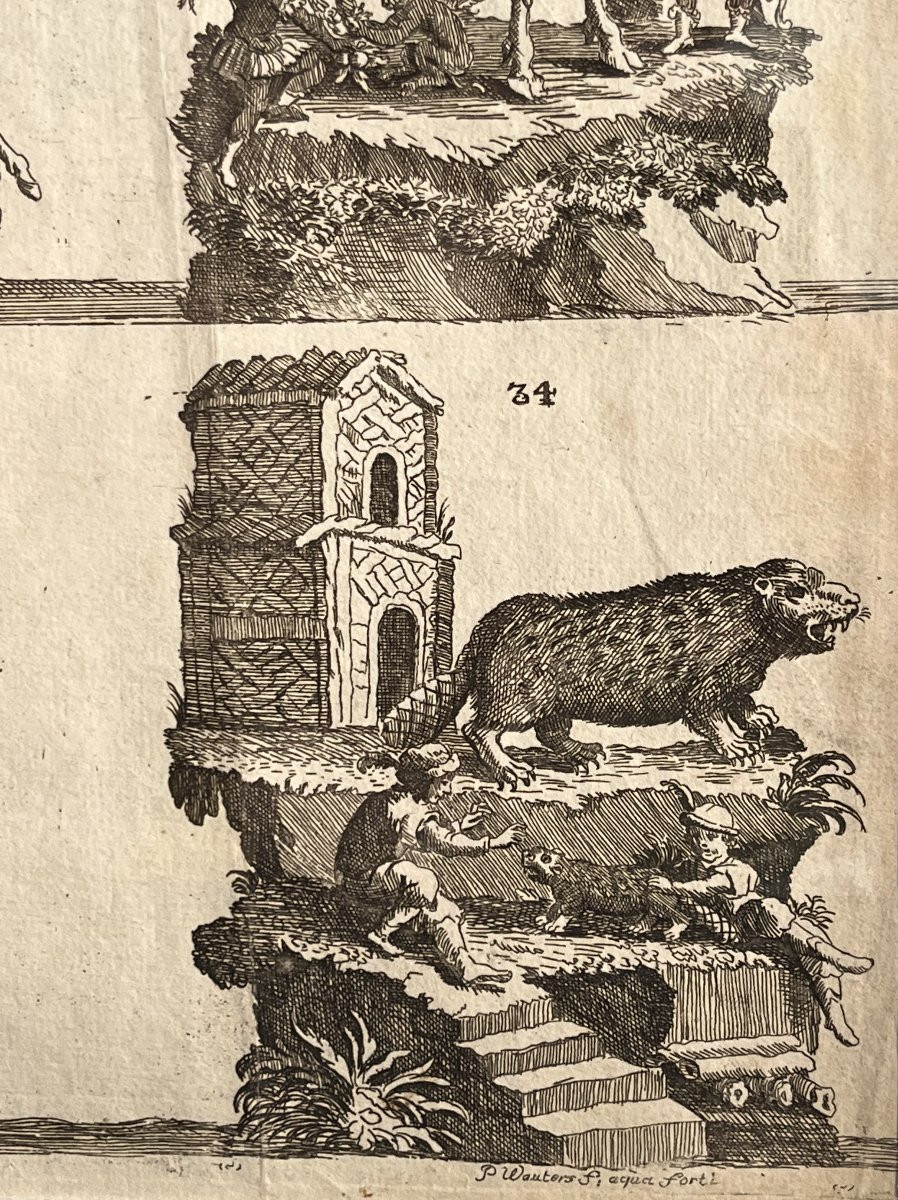 Procession pour le Jubilé de sept cens ans De Saint Macaire en 1767 - Eau Forte XVIIIe -photo-7