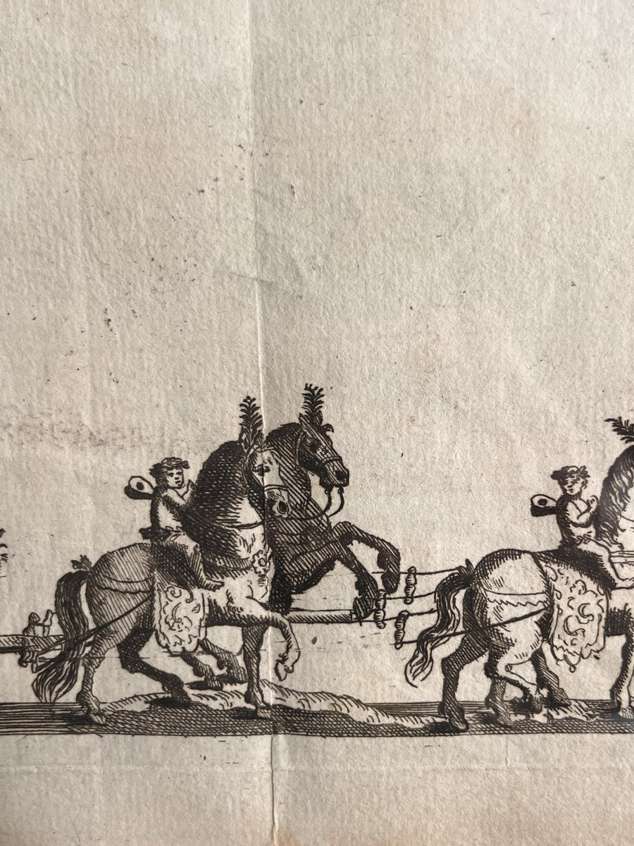 Procession pour le Jubilé de sept cens ans De Saint Macaire en 1767 - Eau Forte XVIIIe-photo-7