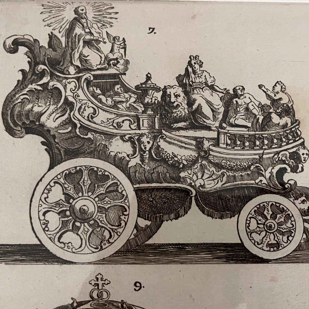 Procession pour le Jubilé de sept cens ans De Saint Macaire en 1767 - Eau Forte XVIIIe-photo-2