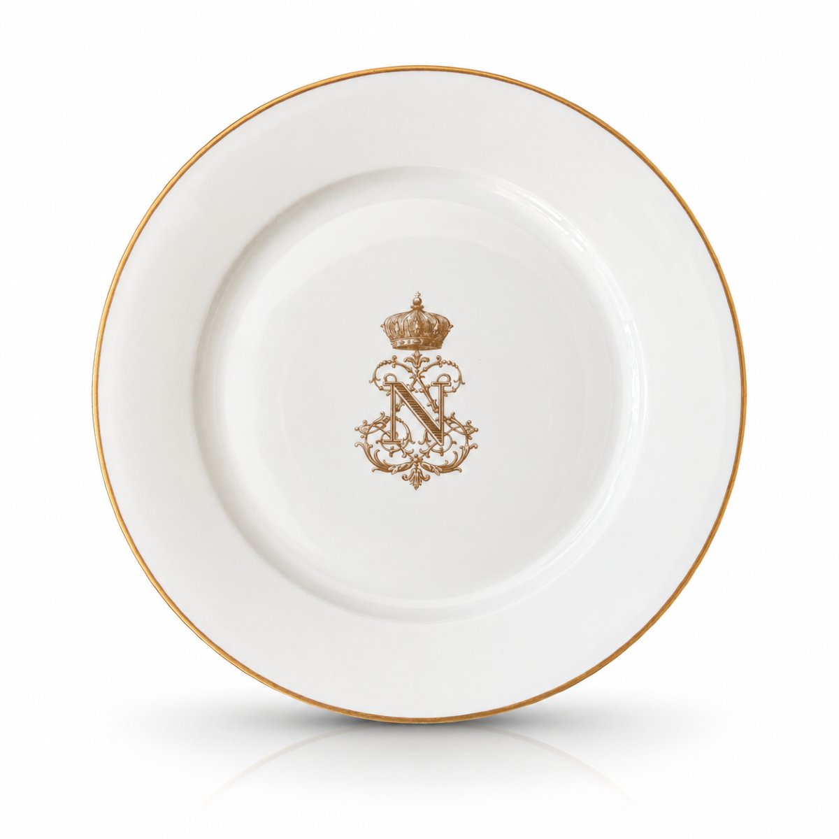A la table de l'Empereur Napoléon III, service pour 12 personnes en porcelaine de Sèvres XIXe-photo-4