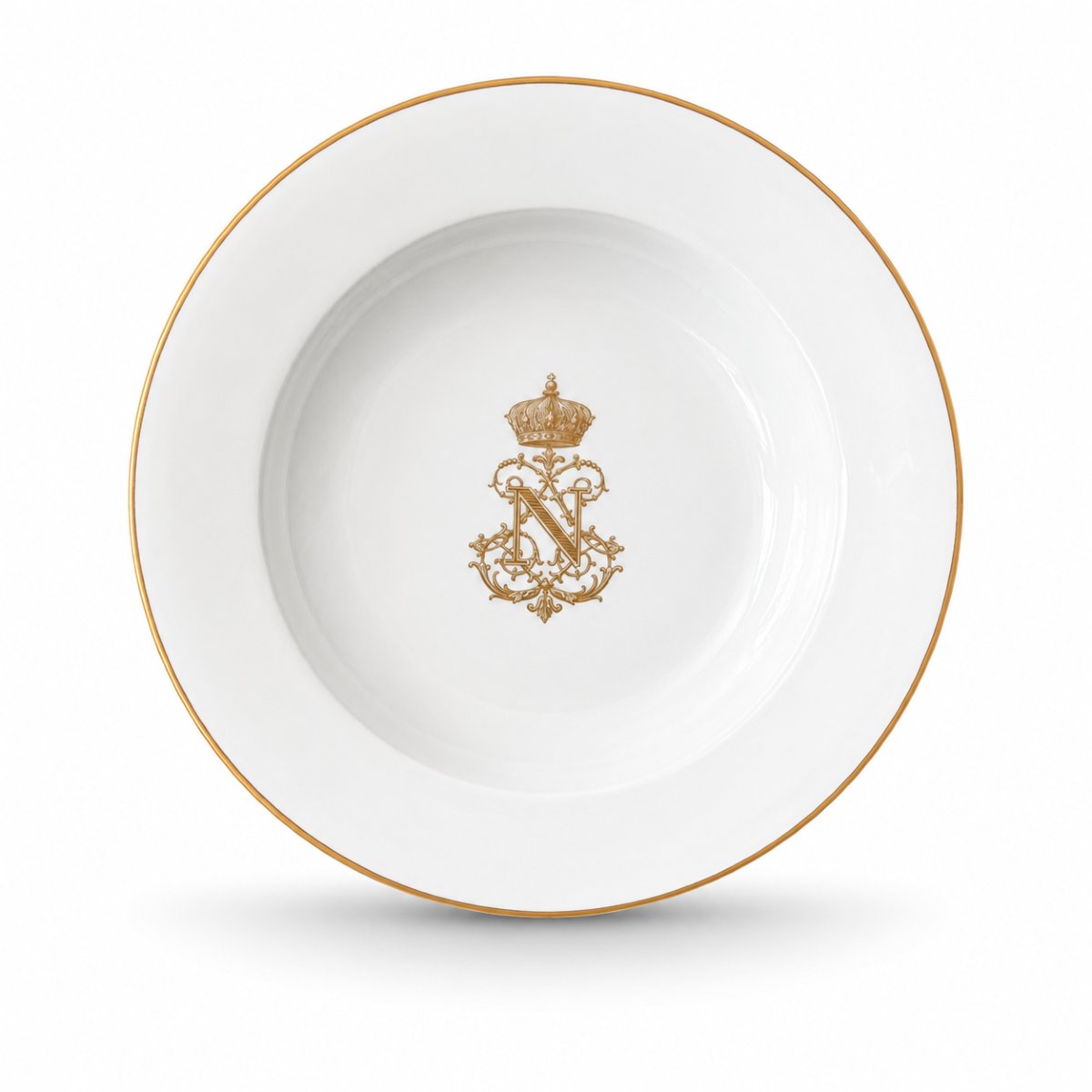 A la table de l'Empereur Napoléon III, service pour 12 personnes en porcelaine de Sèvres XIXe-photo-3