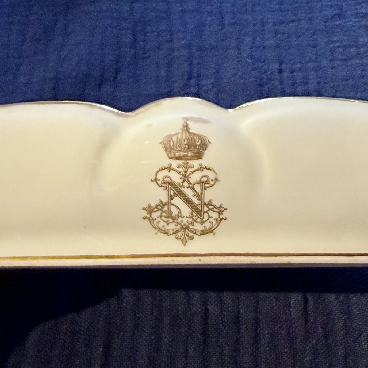 19th-century Sèvres Porcelain Butter Dish From The Ball Service Of Emperor Napoleon III-photo-2