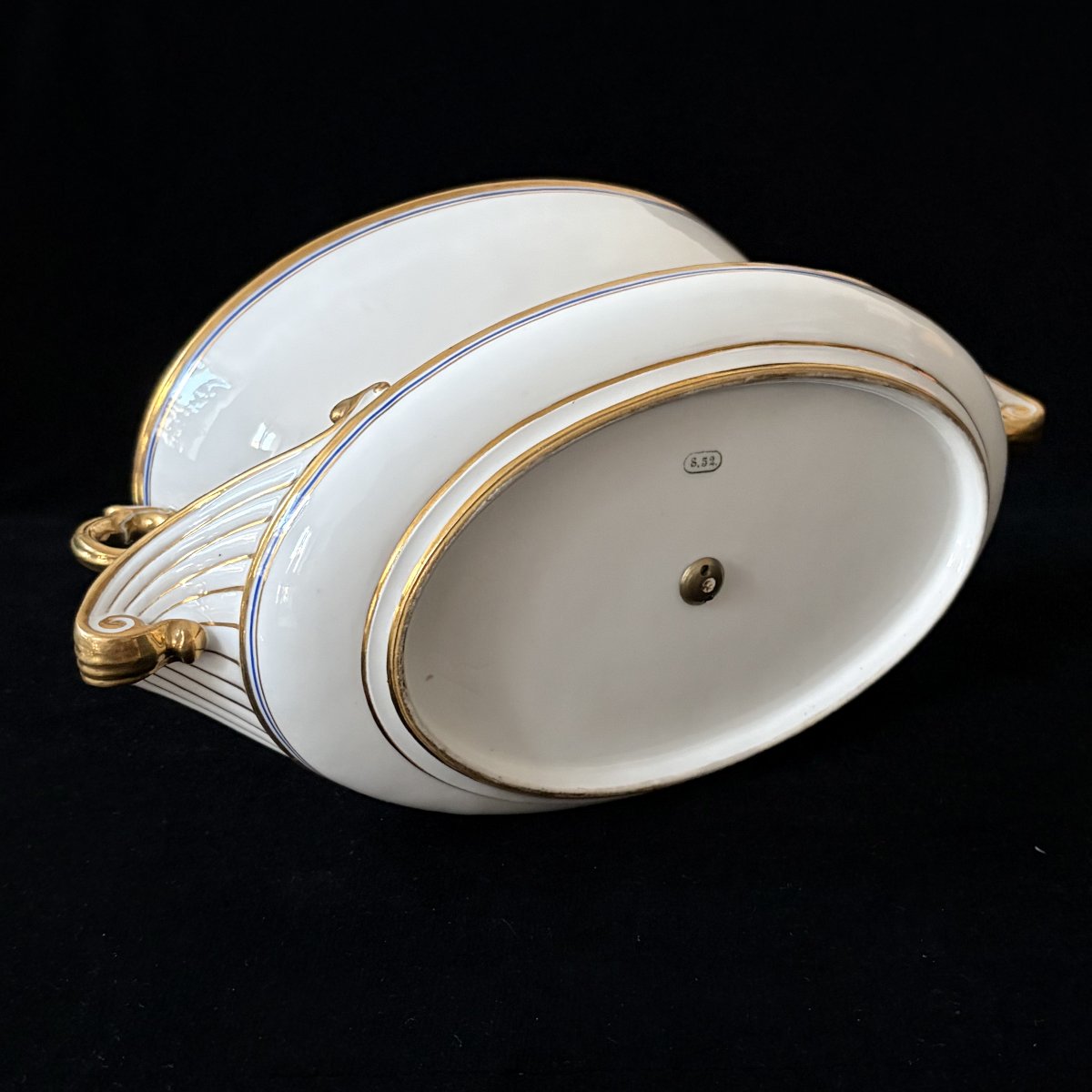 Sucrier en porcelaine de Sèvres - XIX époque Second Empire-photo-3