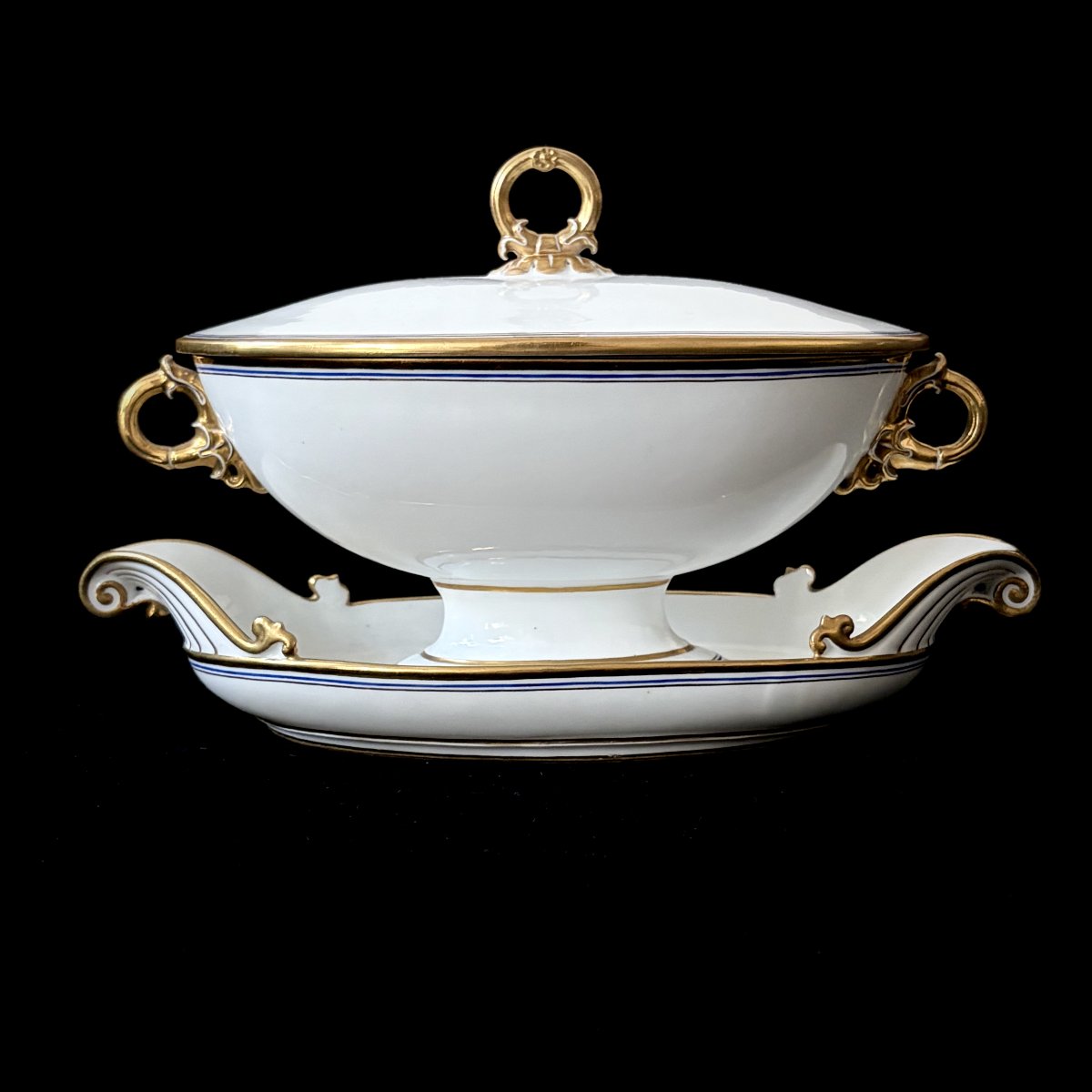 Sucrier en porcelaine de Sèvres - XIX époque Second Empire