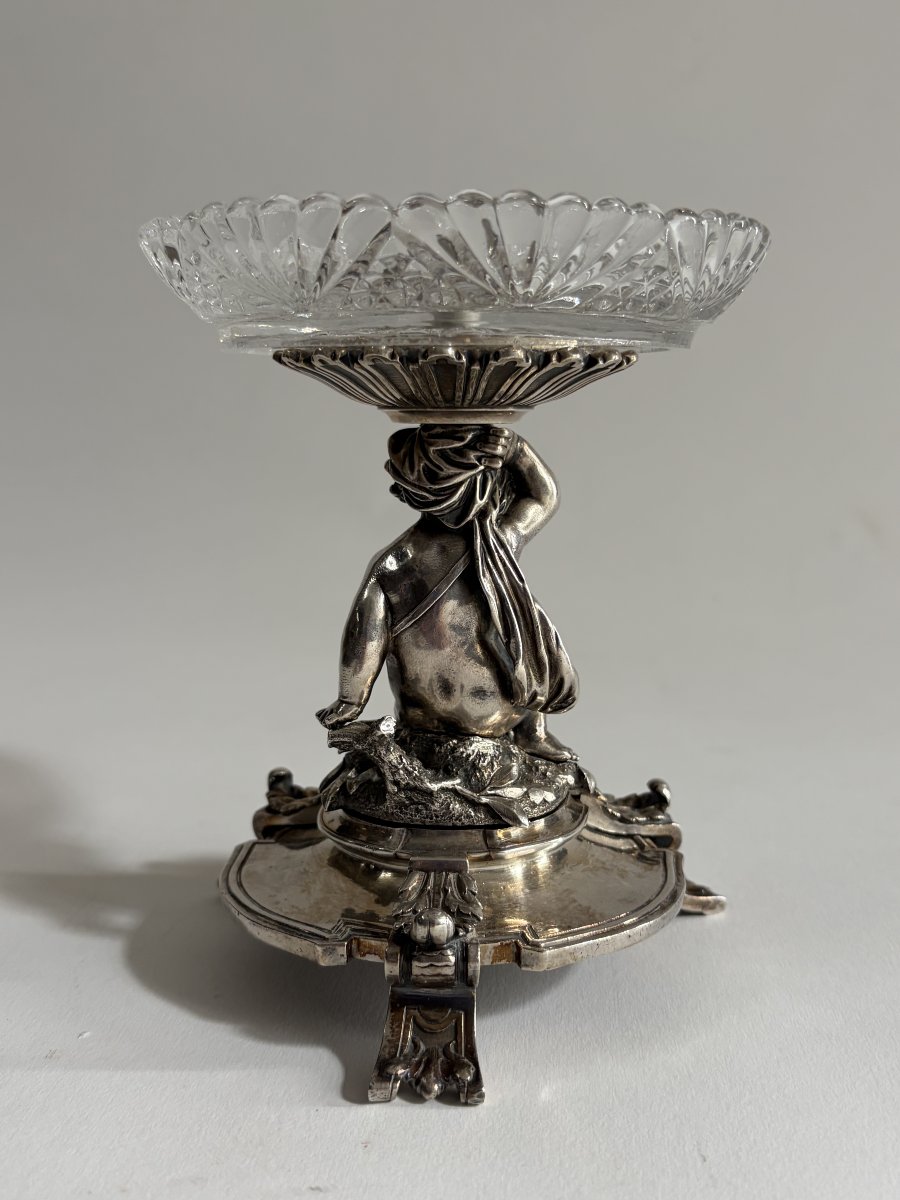 Christofle Dish From Emperor Napoleon III's Service, Engraved With The Imperial Coat Of Arms-photo-4