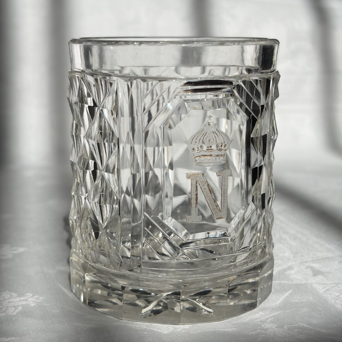 Goblet Engraved With The Numeral Of Emperor Napoleon III Beneath The Imperial Crown-photo-4