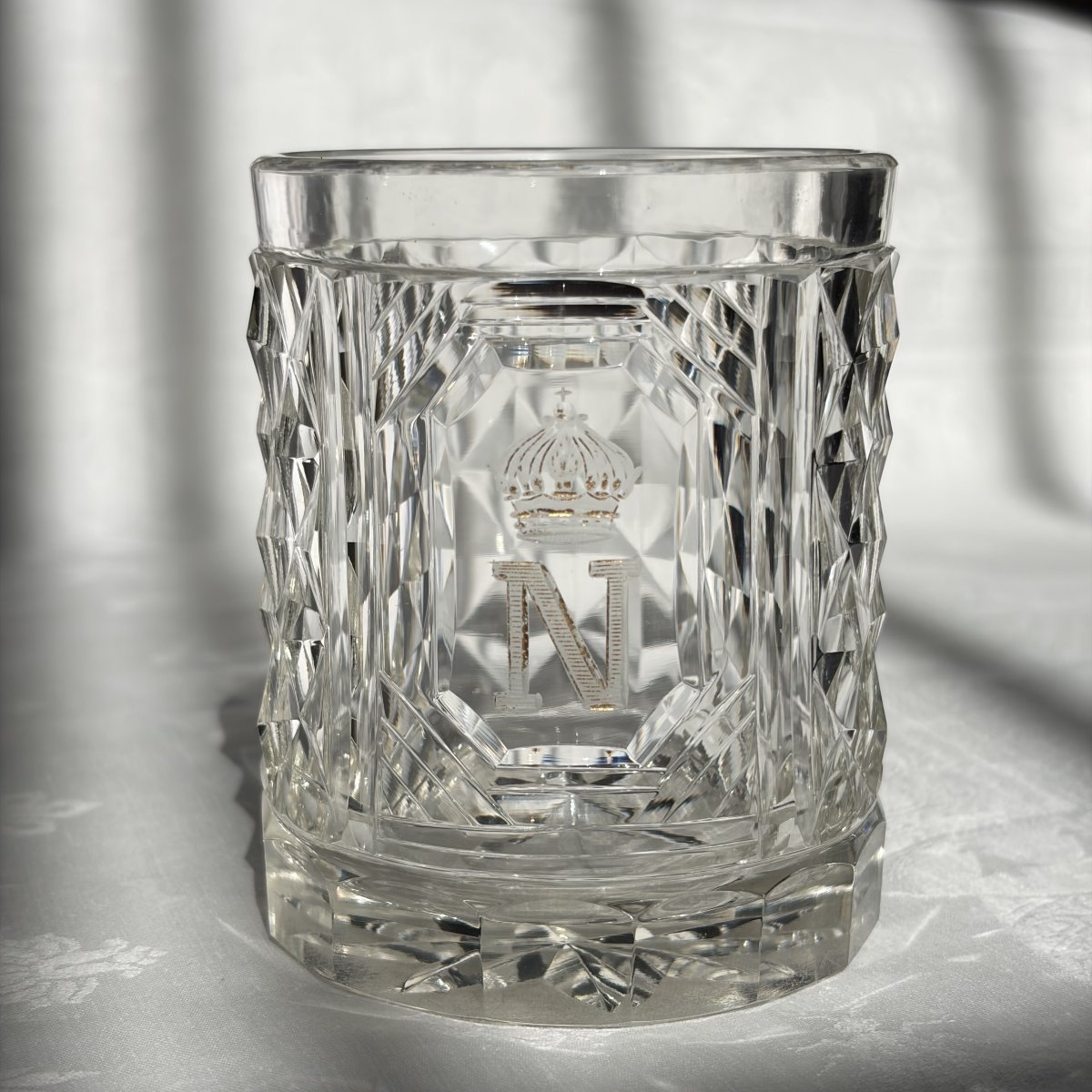 Goblet Engraved With The Numeral Of Emperor Napoleon III Beneath The Imperial Crown-photo-3