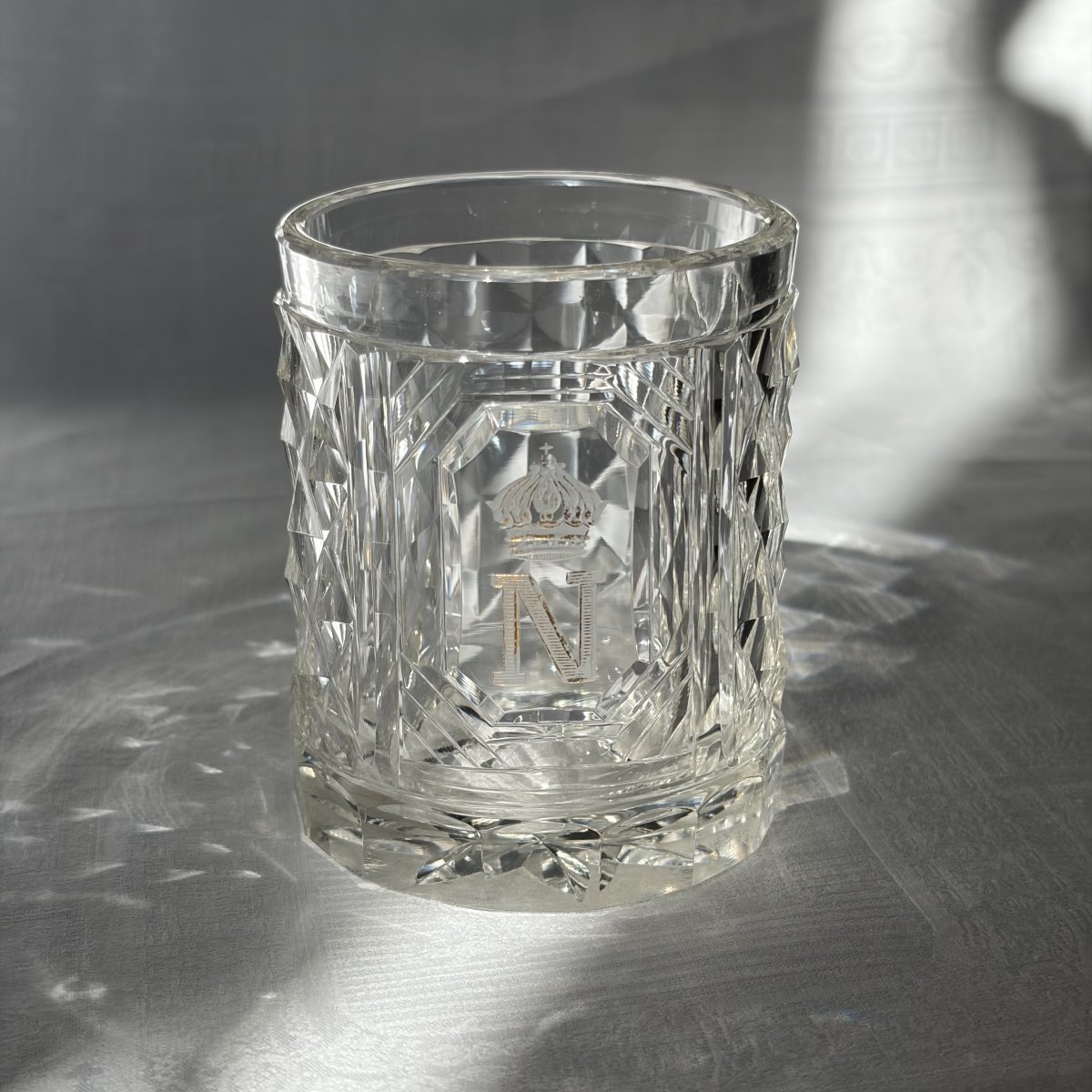 Goblet Engraved With The Numeral Of Emperor Napoleon III Beneath The Imperial Crown-photo-4