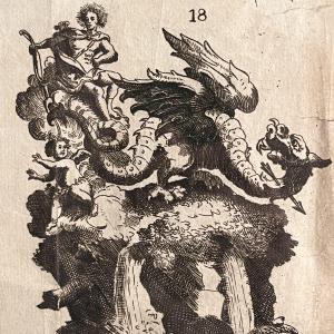 Procession For The Jubilee Of Seven Hundred Years Of Saint Macaire In 1767 - Etching 18th Century