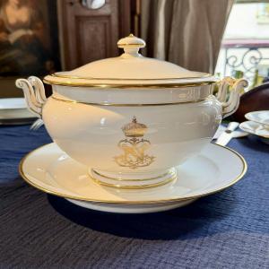 Soup Tureen From Emperor Napoleon III’s Table, 19th-century Sèvres Porcelain “service Des Bals”