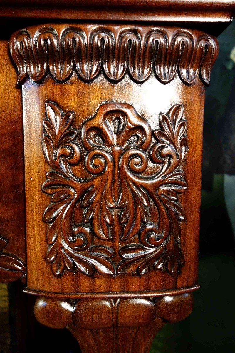 Dolphin Wedding Console In Mahogany From Cuba-photo-4