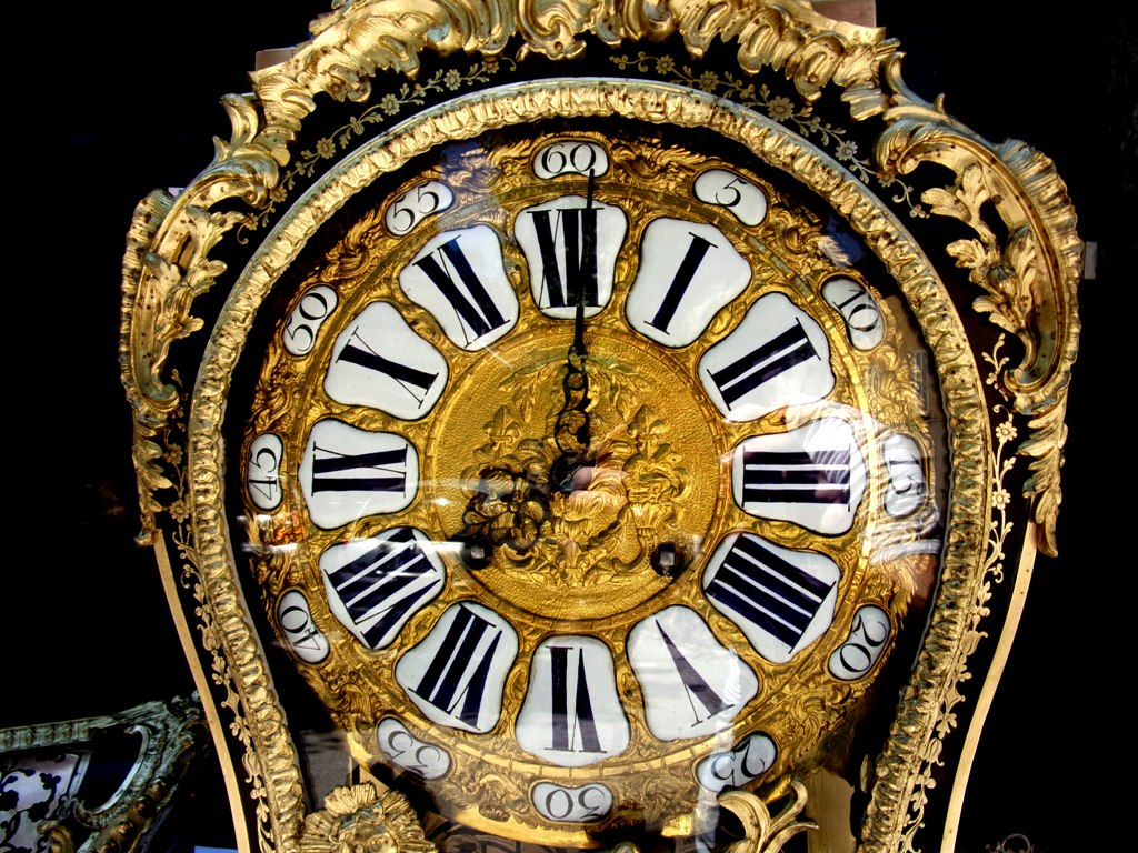 Cartel Boulle Marquetry "the Chinese" Stamped Foullet, 143 Cm, Eighteenth-photo-1