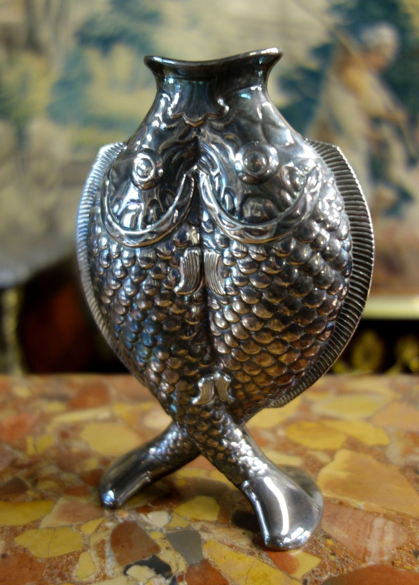 Christofle Fish Vase-photo-2