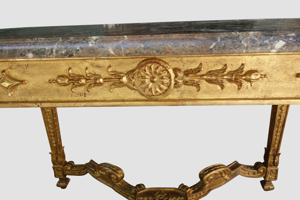 Table Hunting In Golden Wood Style Louis XIV, XIX-photo-4