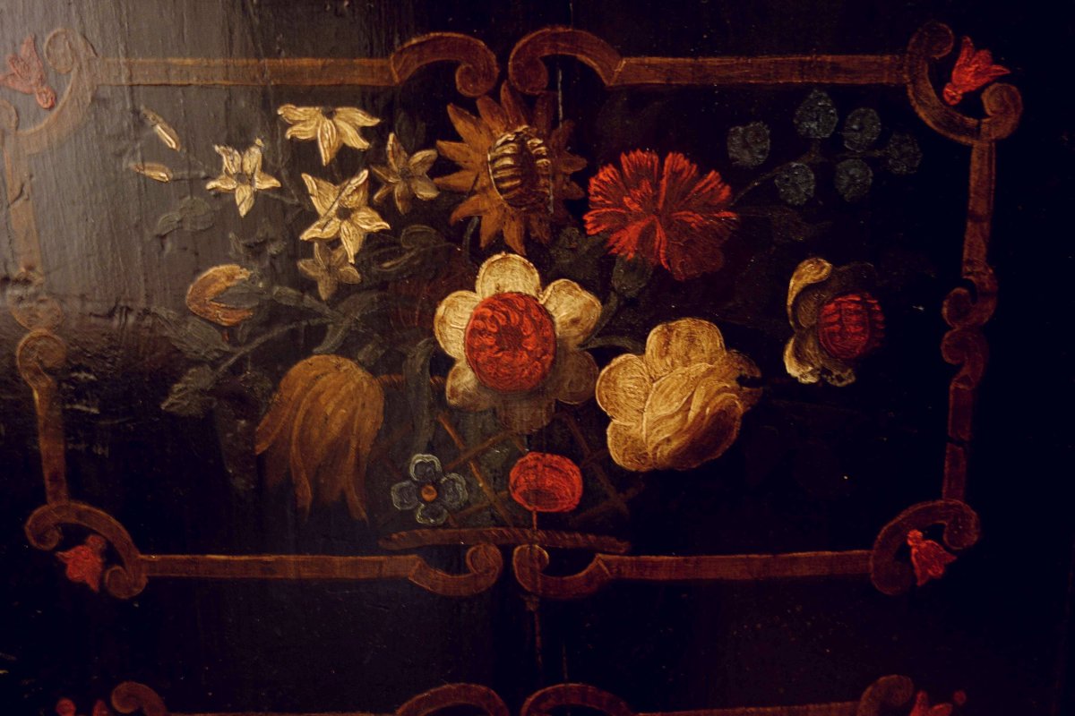 Cabinet From Uzès With Floral Motifs, Late 17th–early 18th Century-photo-4