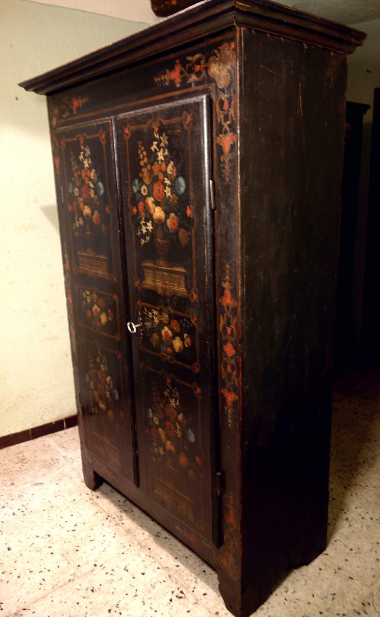 Cabinet From Uzès With Floral Motifs, Late 17th–early 18th Century-photo-1