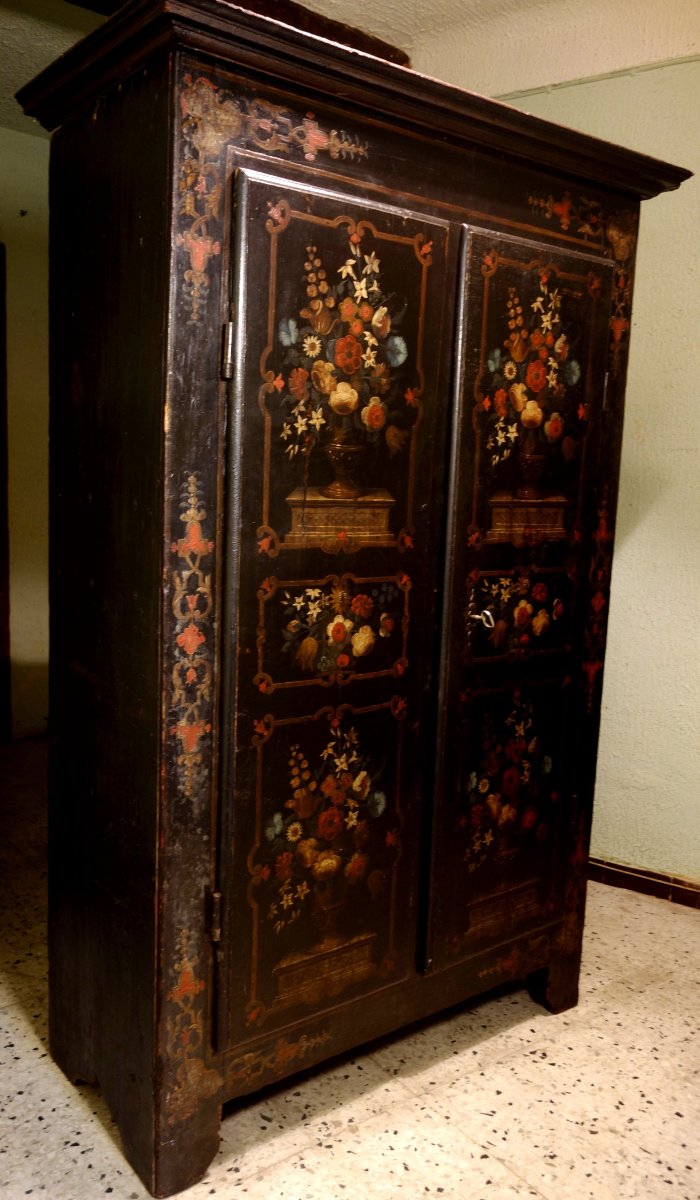 Cabinet From Uzès With Floral Motifs, Late 17th–early 18th Century-photo-2