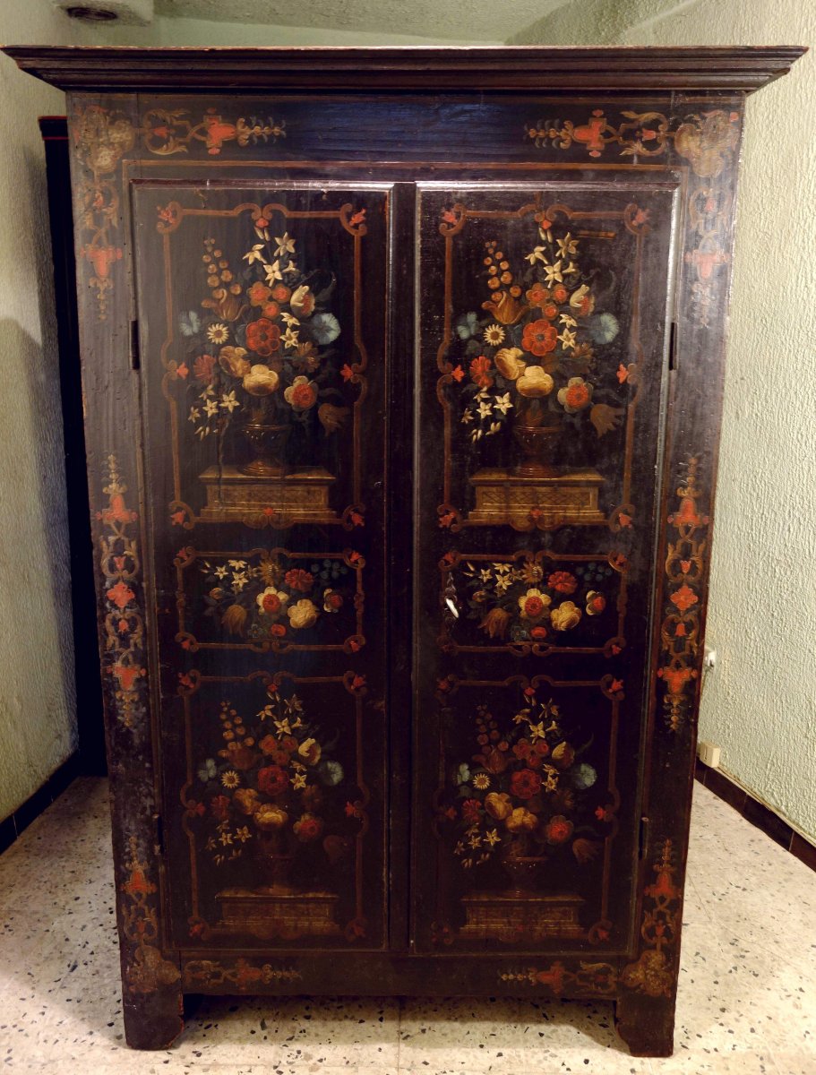 Cabinet From Uzès With Floral Motifs, Late 17th–early 18th Century-photo-7