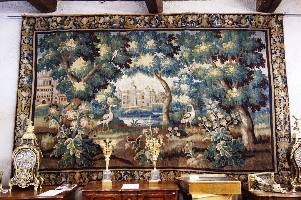 Large Aubusson Tapestry - Greenery For Waders, XVIII, 420 Cm-photo-4