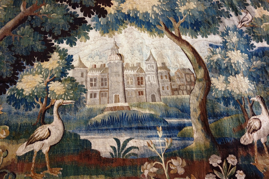 Large Aubusson Tapestry - Greenery For Waders, XVIII, 420 Cm-photo-2