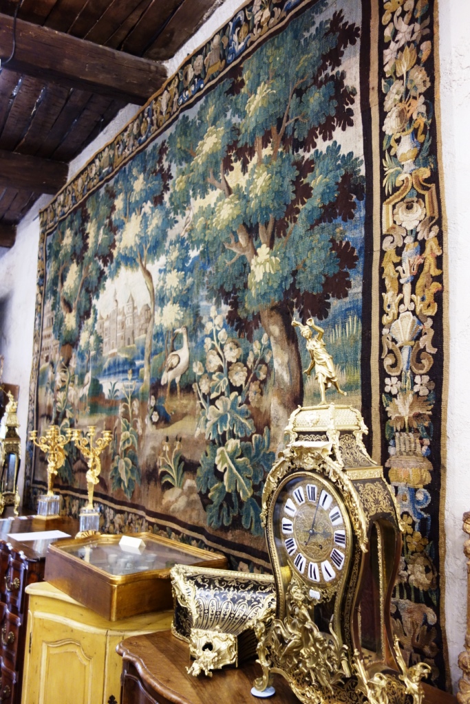 Large Aubusson Tapestry - Greenery For Waders, XVIII, 420 Cm-photo-3