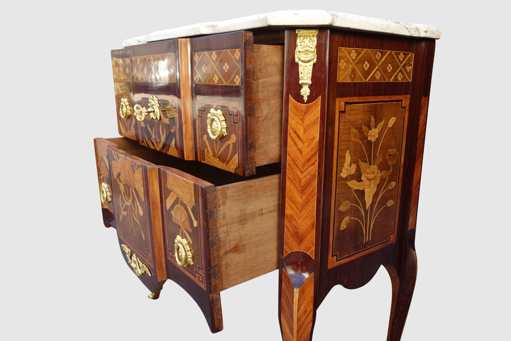 Commode Transition Estampillée Louis-noël Malle, XVIIIe Siècle-photo-6