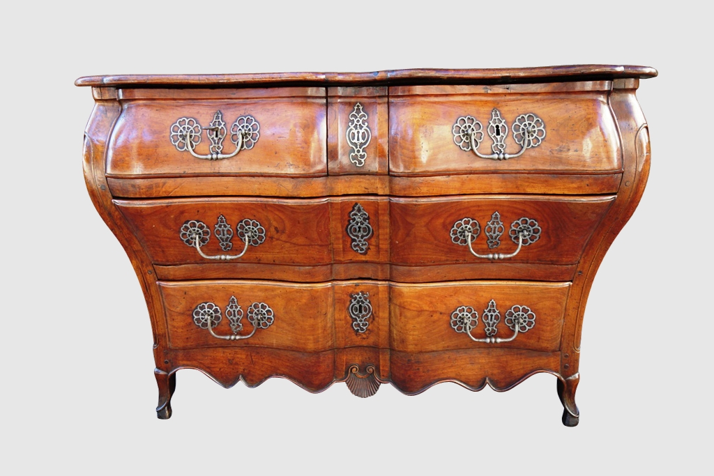 Commode Tombeau En Merisier, 18e Siècle-photo-2