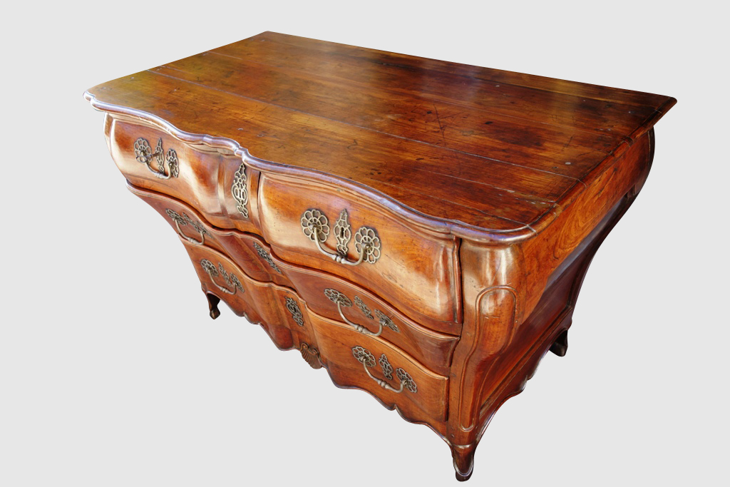 Commode Tombeau En Merisier, 18e Siècle-photo-4