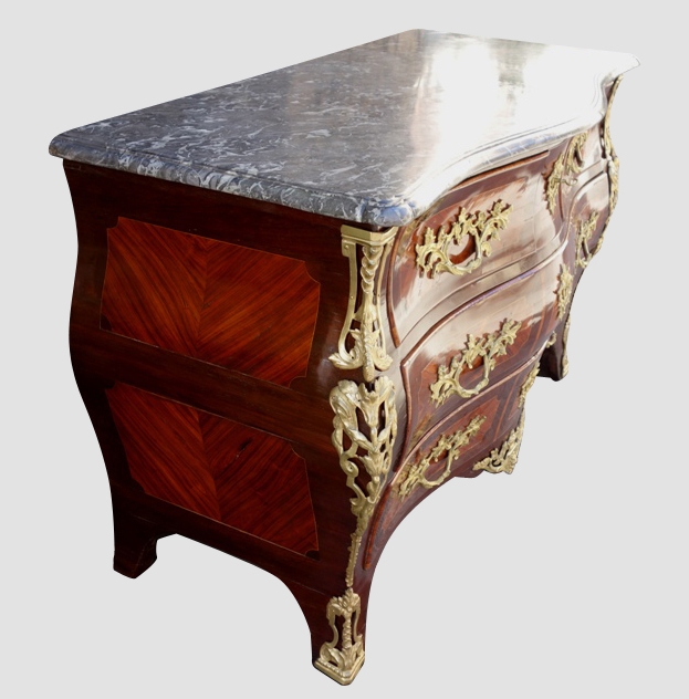 Commode tombeau en palissandre estampillée Mondon-photo-1