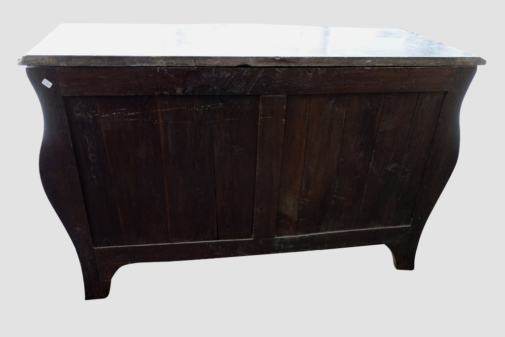 Chest Of Drawers In Rosewood Stamped Mondon-photo-4