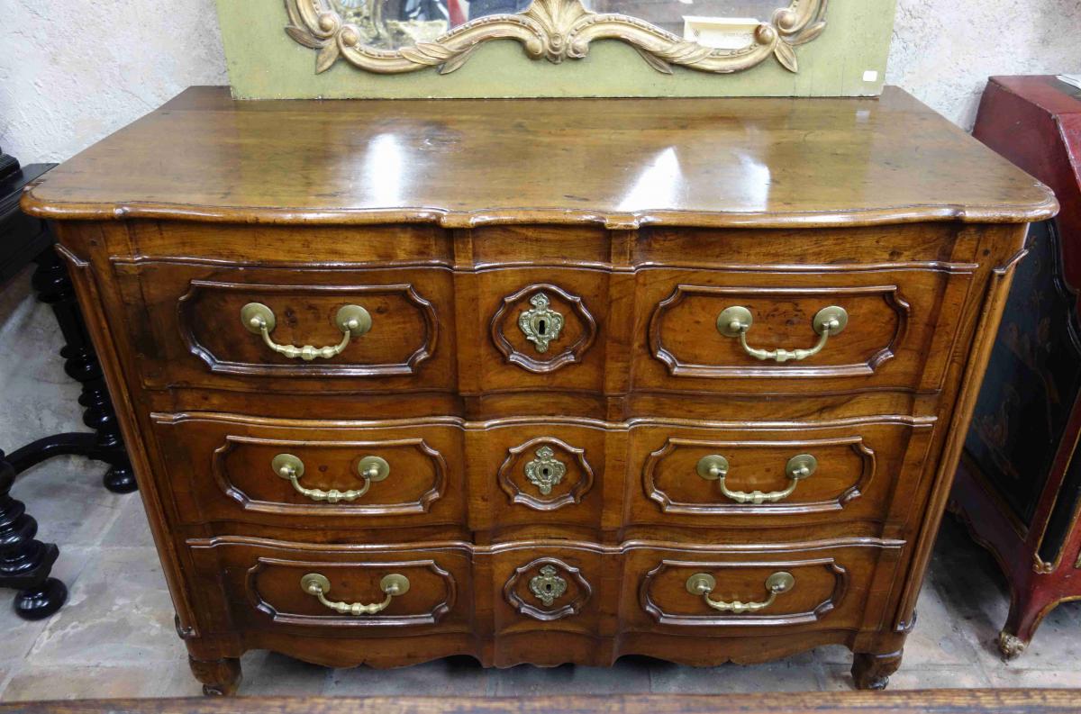 Commode Arbalète Provençale, XVIIIe Siècle-photo-2