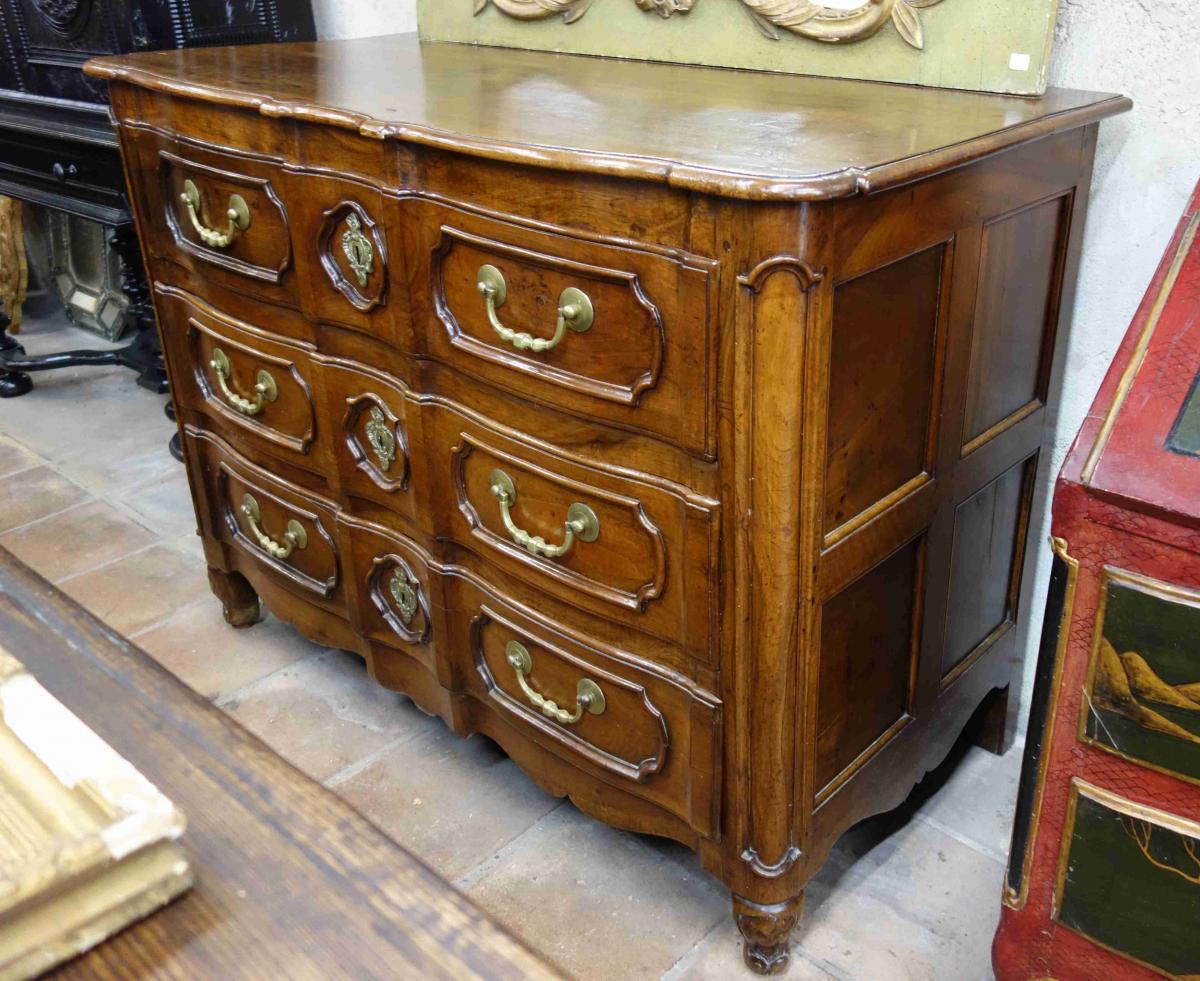 Commode Arbalète Provençale, XVIIIe Siècle-photo-4