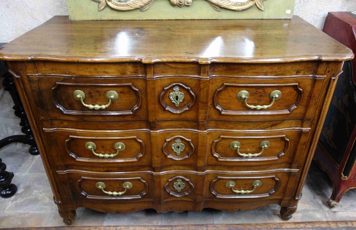 Commode Arbalète Provençale, XVIIIe Siècle-photo-1