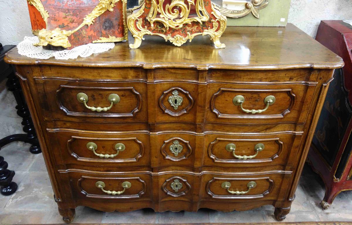 Commode Arbalète Provençale, XVIIIe Siècle-photo-4