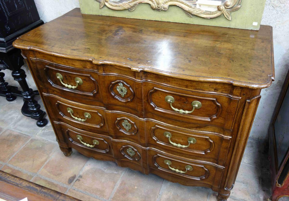 Commode Arbalète Provençale, XVIIIe Siècle-photo-5