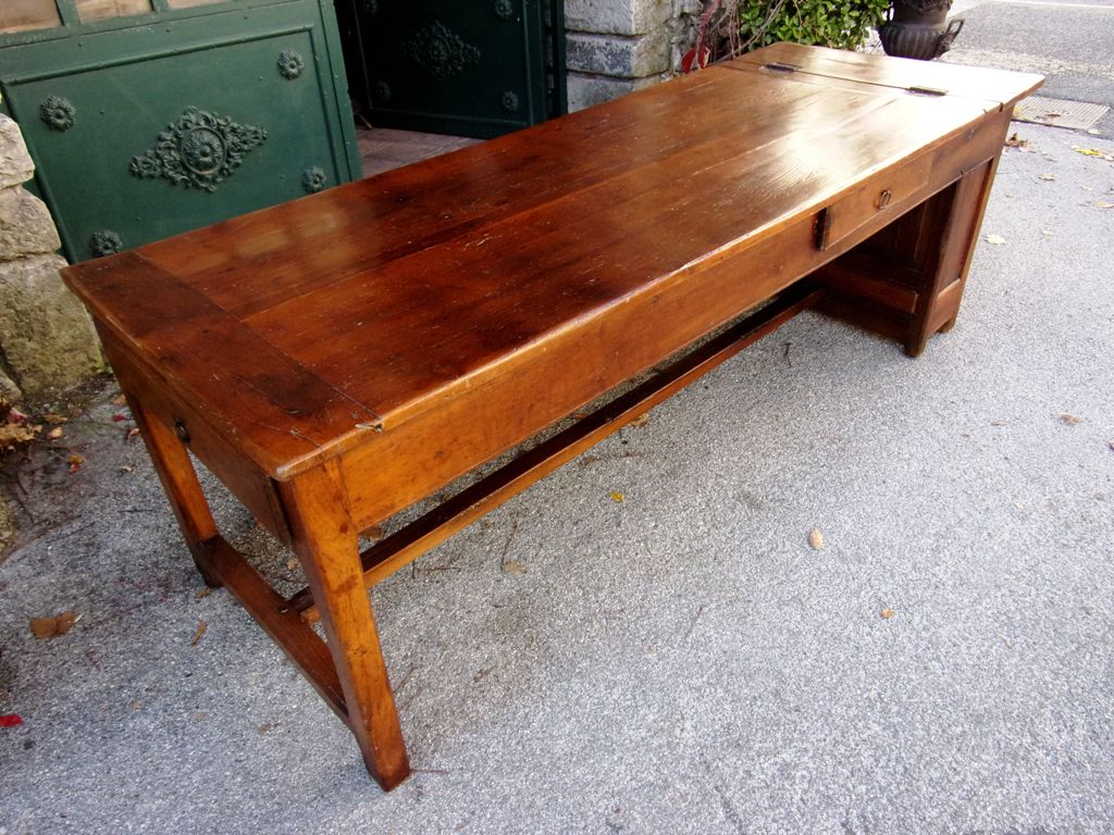 Table De Ferme "huche" De 227 Cm, XVIIIe -photo-4