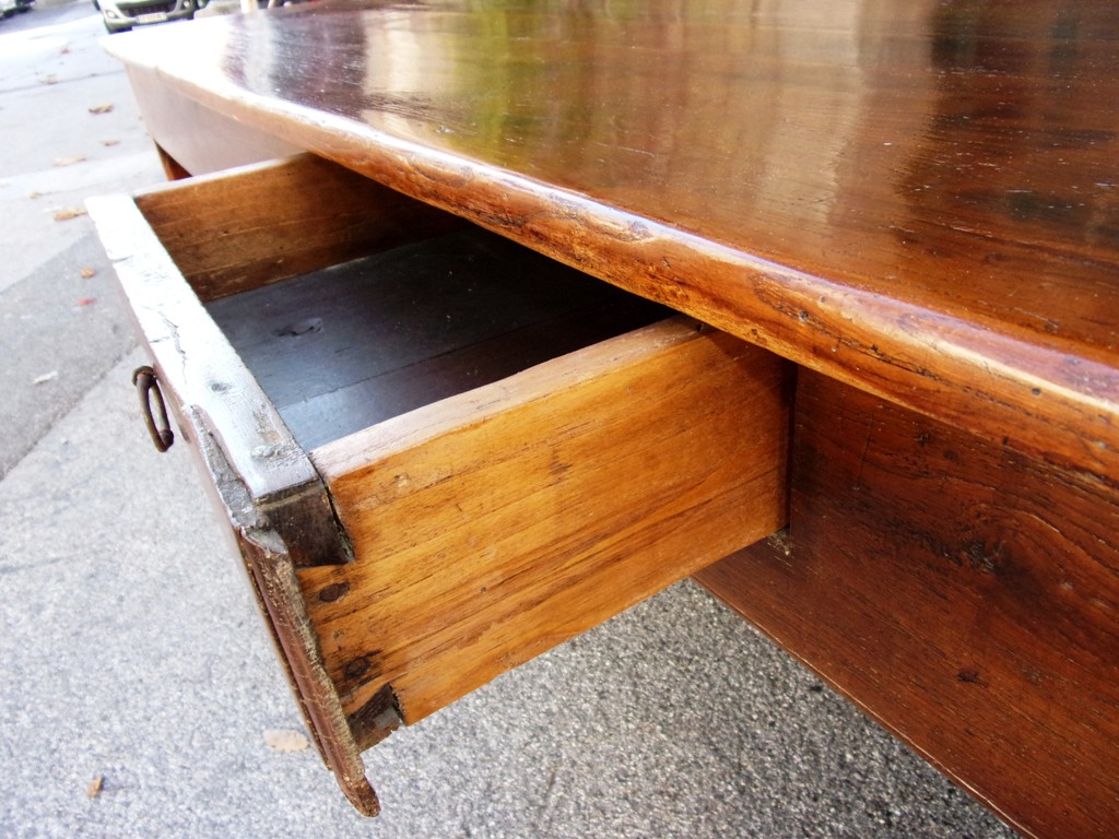 Table De Ferme "huche" De 227 Cm, XVIIIe -photo-5