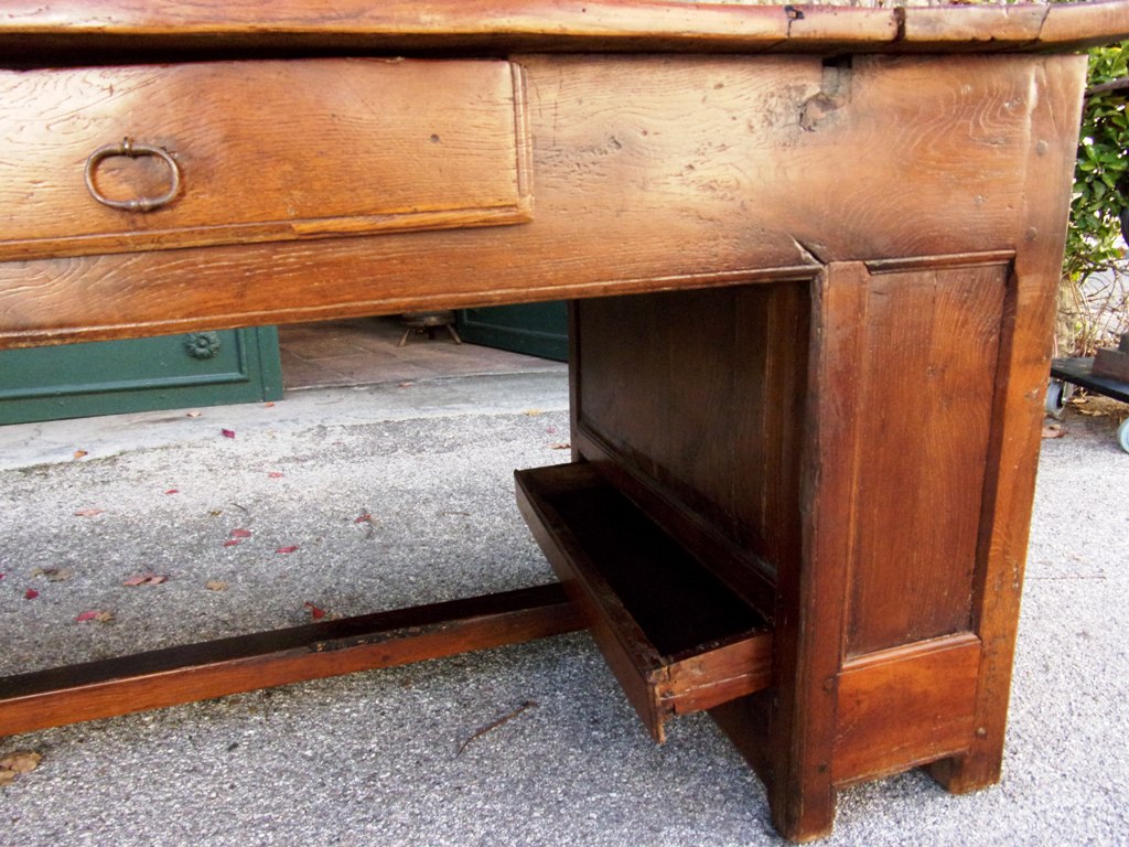 Table De Ferme "huche" De 227 Cm, XVIIIe -photo-6