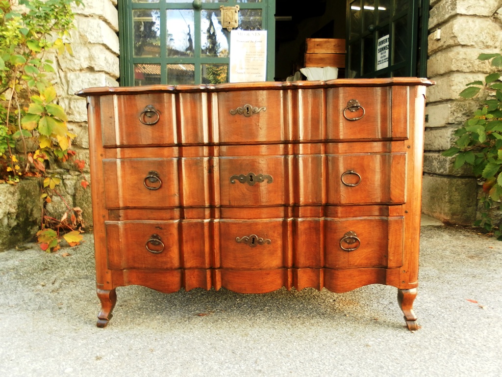 Commode Arbalète à Pieds De Cervidé, XVIIIe-photo-2
