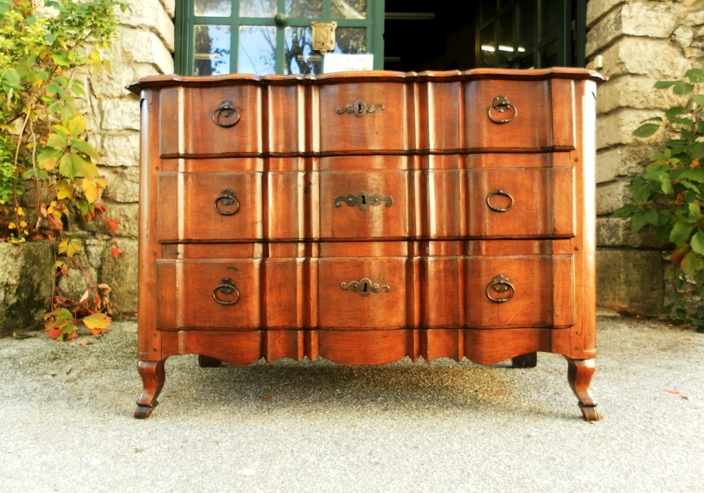 Commode Arbalète à Pieds De Cervidé, XVIIIe-photo-3
