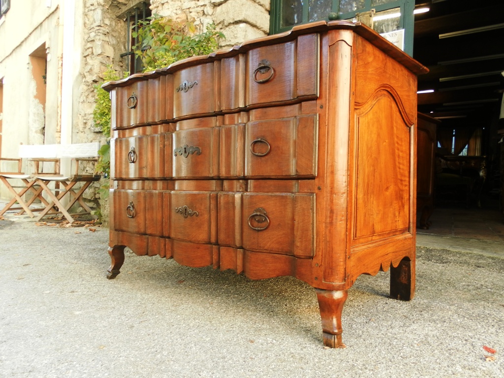 Commode Arbalète à Pieds De Cervidé, XVIIIe-photo-2