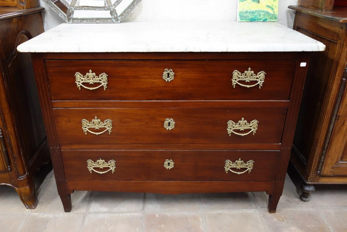 Commode Louis XVI En Acajou, XVIIIe