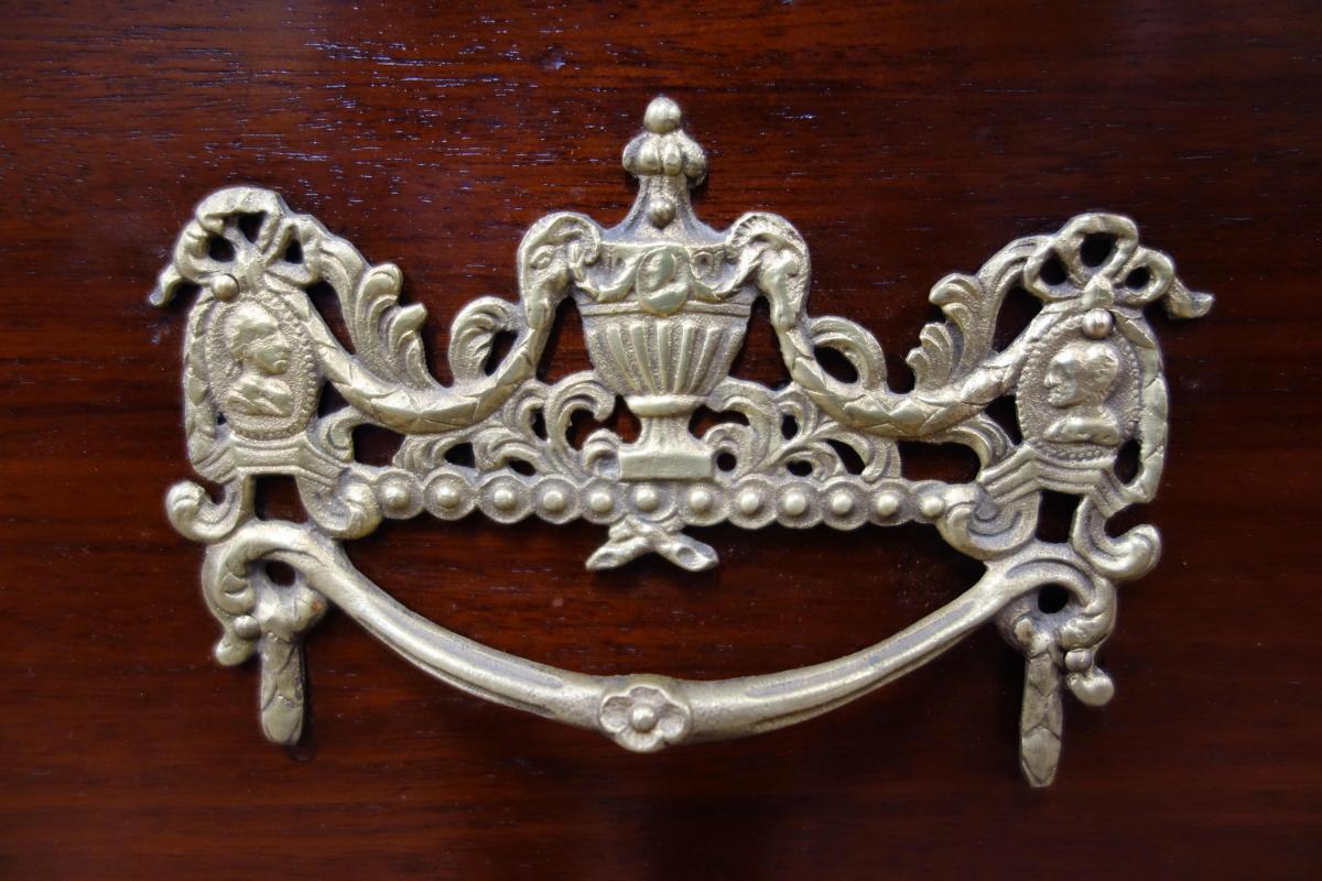 Commode Louis XVI En Acajou, XVIIIe-photo-4