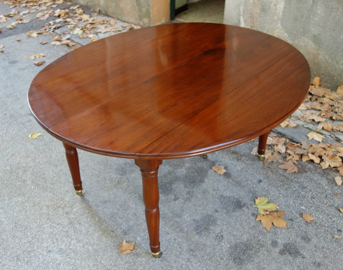 Table Louis-philippe En Acajou à 6 Pieds Jacob, 350 Cm-photo-2