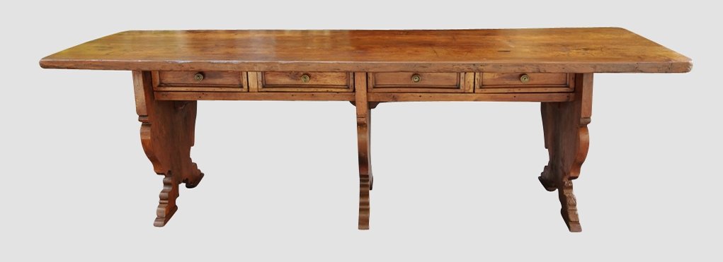 Italian Table Of Religious Community, 260 Cm, XVII