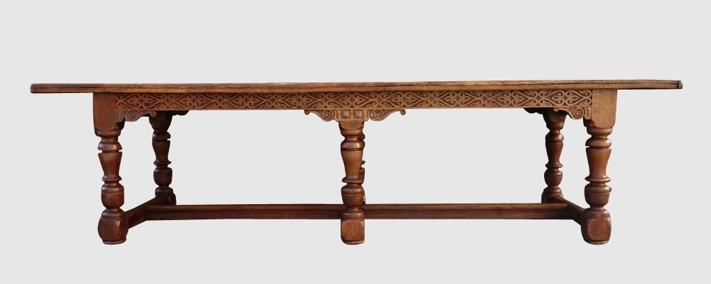 Grande Table De Communauté Ouvragée, 3 Mètres-photo-3
