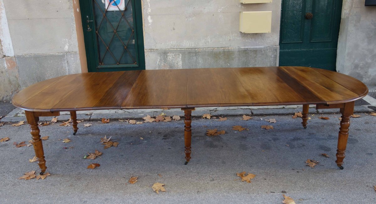 Table Louis-philippe En Noyer, 330 Cm-photo-4